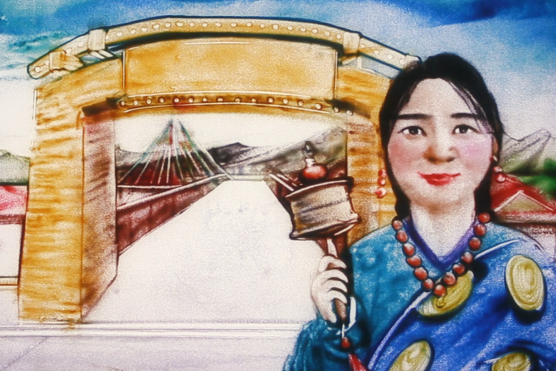 沙畫|奮力追夢！2020決戰(zhàn)脫貧攻堅(jiān)“甘肅卷”