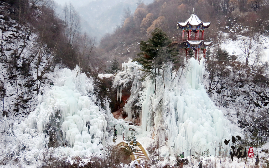 【小隴畫(huà)報(bào)·107期】渭河源頭探奇景 粉妝玉砌若仙境