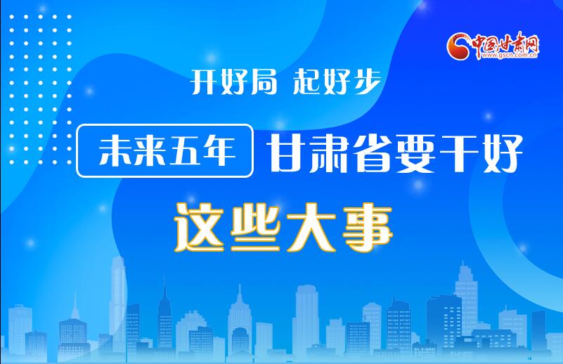圖解丨開好局 起好步 未來(lái)五年甘肅省要干好這些大事！
