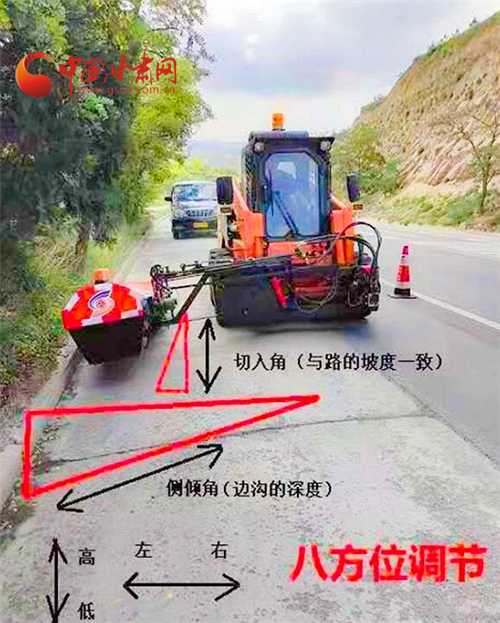 一車(chē)四專(zhuān)利 榆中公路段這輛最牛清掃車(chē)長(zhǎng)這樣