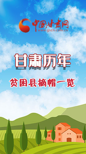 長(zhǎng)圖|75→0，一圖回顧甘肅貧困縣摘帽時(shí)間