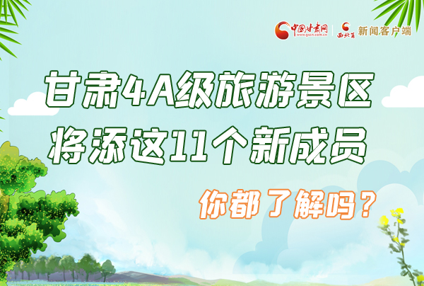 圖解|甘肅4A級旅游景區(qū)將添這11個新成員 你都了解嗎？