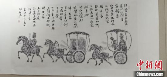 圖為傳拓作品?！〈蘖?攝