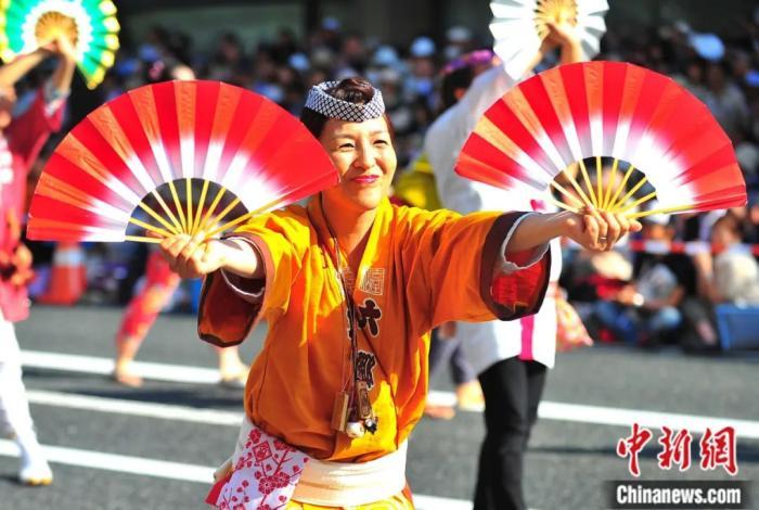 日本仙臺(tái)七夕祭。孫冉 攝