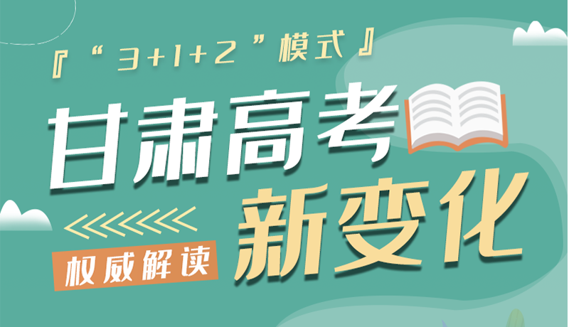 長圖|甘肅2024年高考新變化：“3+1+2”模式提前了解！