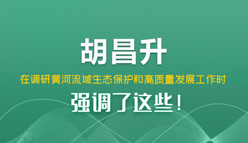 圖解|胡昌升在調(diào)研黃河流域生態(tài)保護(hù)和高質(zhì)量發(fā)展工作時(shí)強(qiáng)調(diào)了這些！