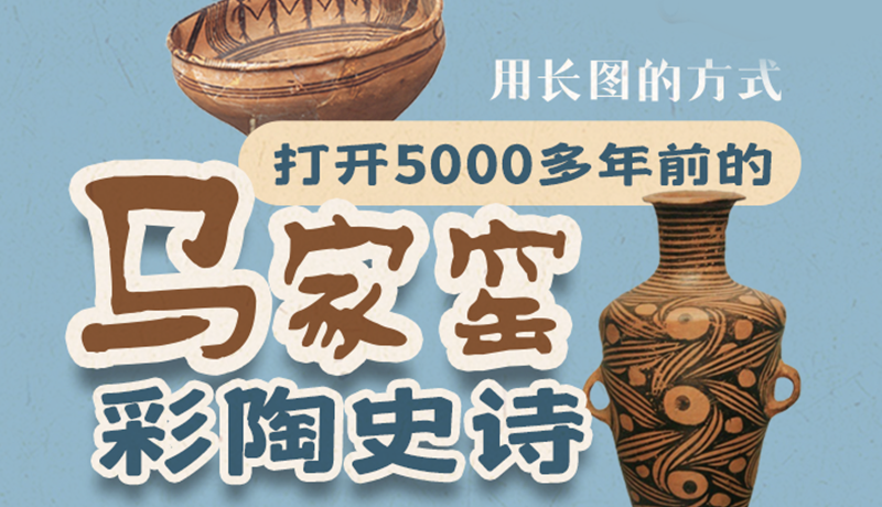 用長圖的方式，打開5000多年前的馬家窯彩陶史詩