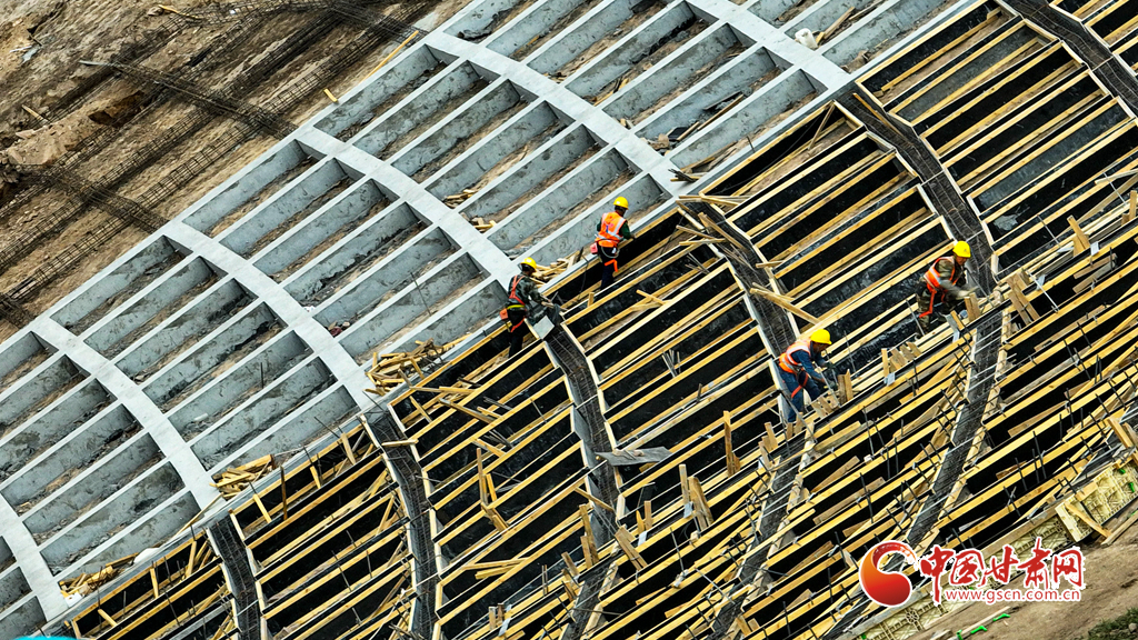 隴拍客丨肅南：皇城抽水蓄能電站建設(shè)忙