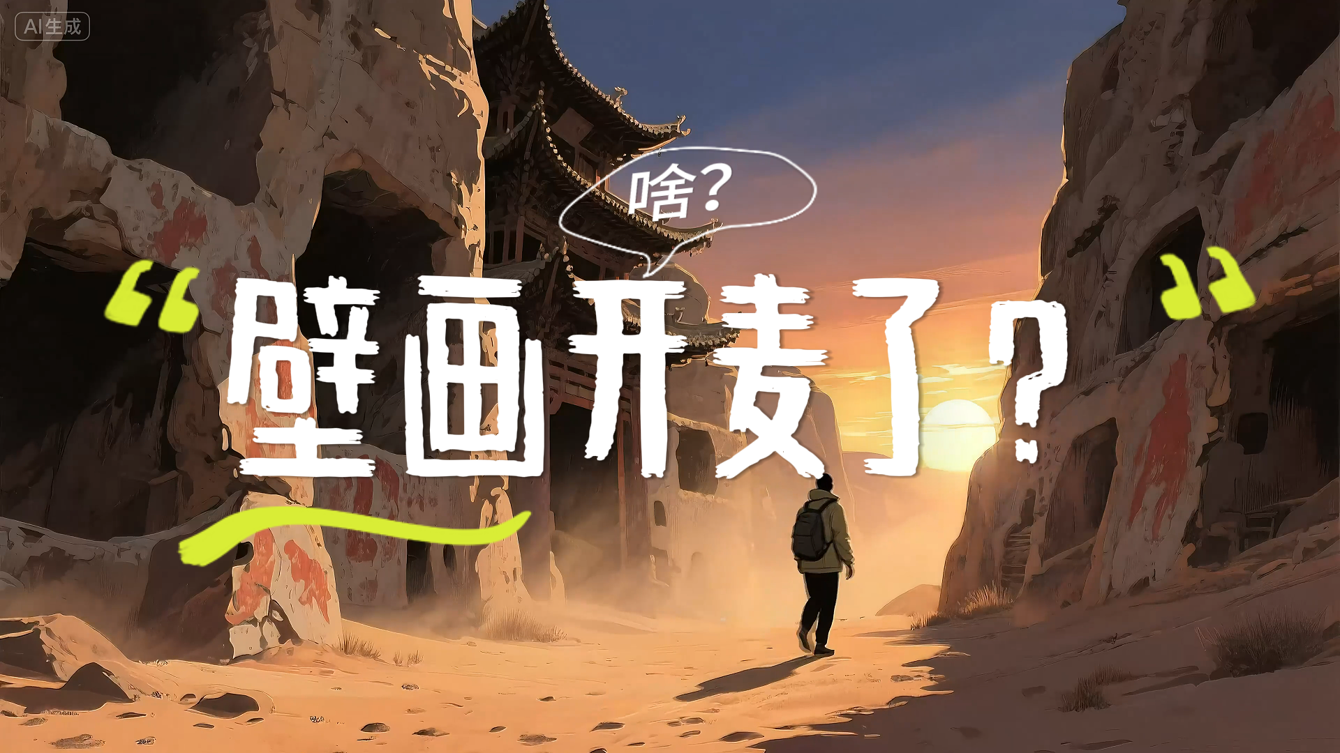 【何以中國(guó)·壁畫里的中國(guó)】AI視頻|啥？壁畫開麥了！